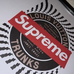 $50 OBO SUPREME X LOUIS VUITTON AUTHENTIC ARTWORK BY Fairchild Paris