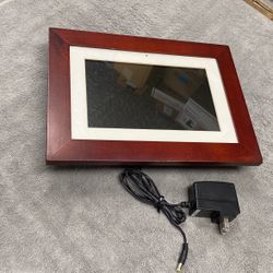 Picture Frame 9” With Power Adapter $30