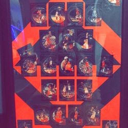 Framed Michael Jordan Hand Made Collage By Me With A Special Set Of Collector Cards ! 40”x 28”