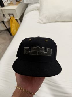 Nike LeBron James LJ Black Strapback Hat Cap