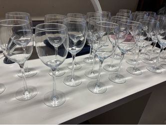 Glass water cups