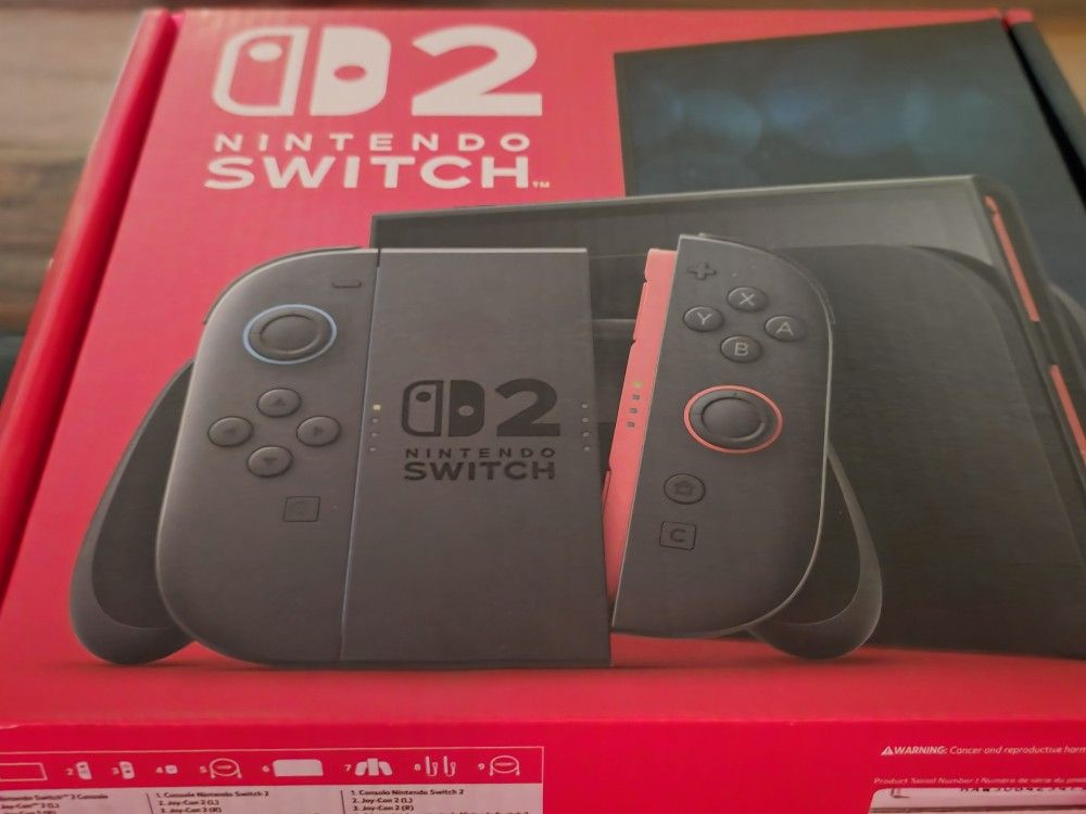 NINTENDO SWITCH 2 SYSTEM ONLY, BRAND NEW, FACTORY SEALED