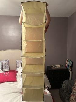 Hanging Closet Organizer In Beige