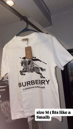 Burberry London England White Logo T-Shirt – Brand New w/ Tags