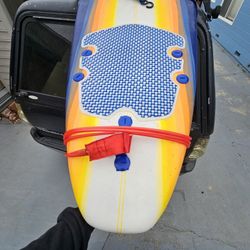 Wavestorm 8ft Foam Surfboard,  Good Condition 