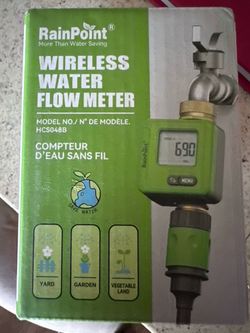 Wireless water flow meter
