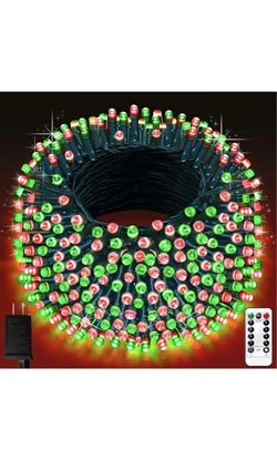 Outdoor Christmas String Lights, 1000 LEDs/403ft Plug in Fairy Light with Remote Control 8 Modes & Timer Waterproof for Home Garden Yard Xmas Wedding