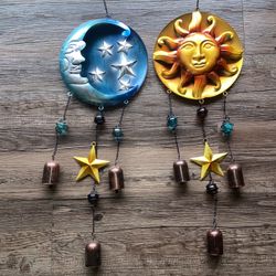 Sun & Moon Wind Chimes Set