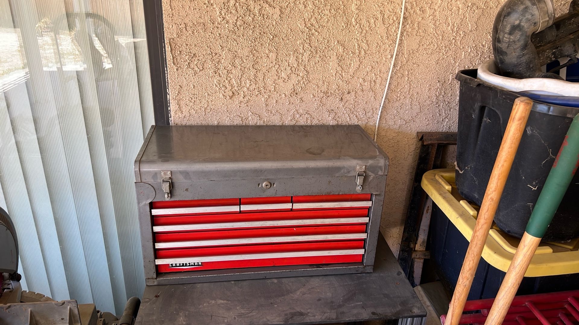 Vintage 70s Craftsman’s Tool Chest Top Box