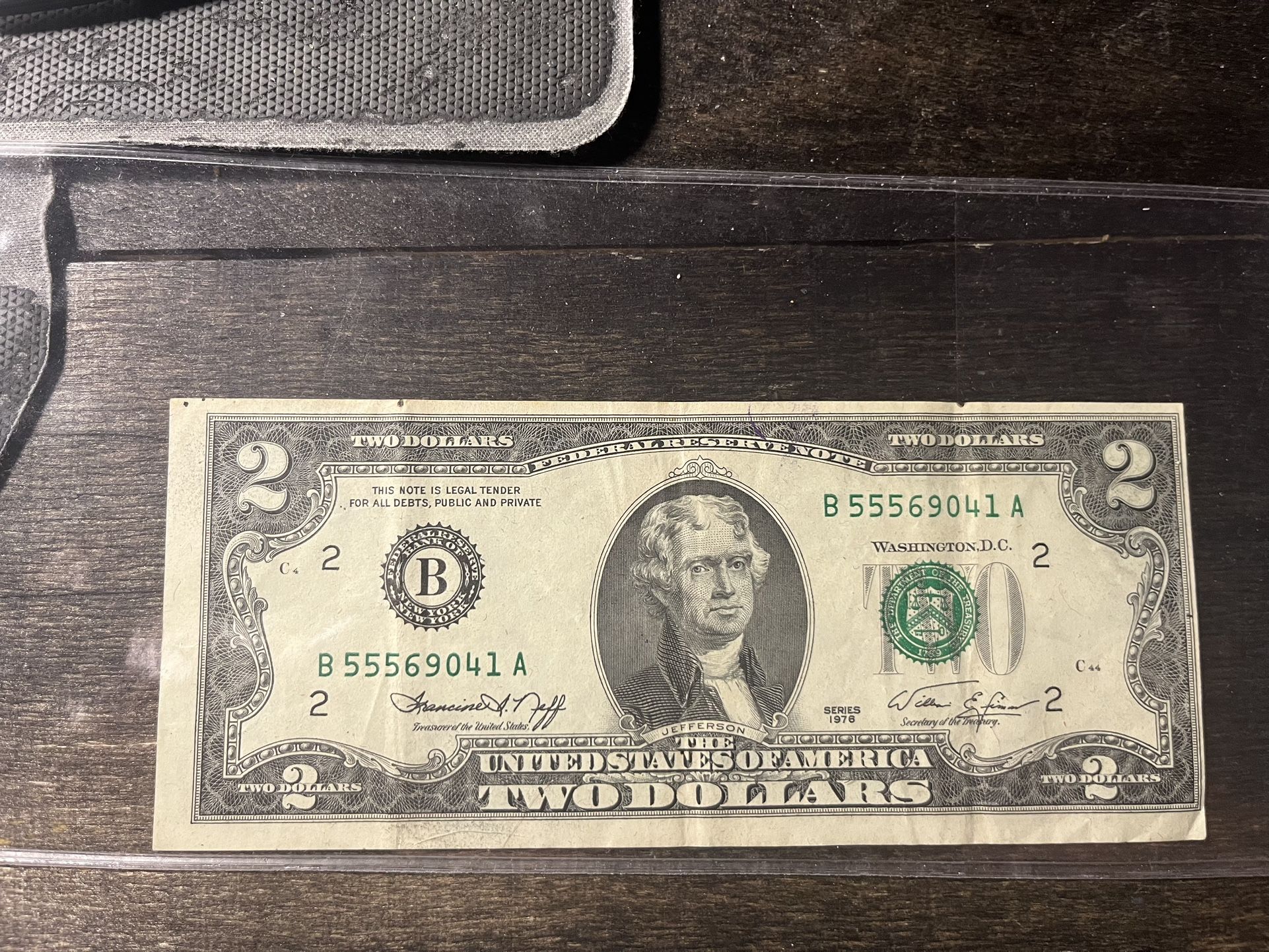 1976 bicentennial two dollar bill