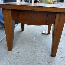 Wooden End Table 