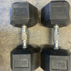 50lb. Dumbbells $75 For The Set.