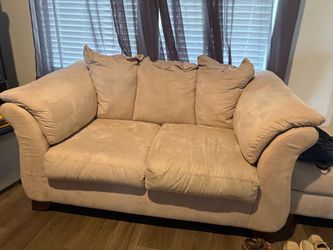 Love seat, Oversized Chair & Ottoman
