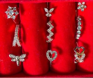 9 New nose rings $12