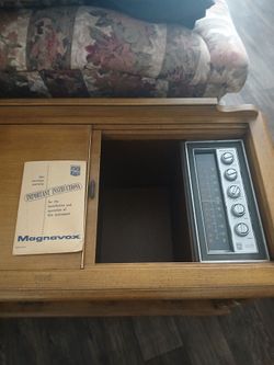 Radio record player