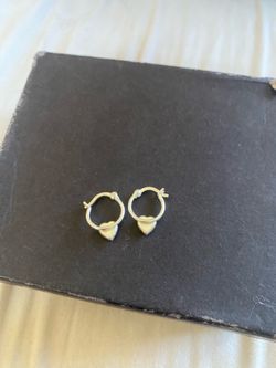 Aretes para niña 925 de de corazonsito rosa muy bonitos