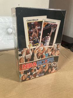 1991-92 NBA Hoops Series 1 Factory Sealed Wax Box