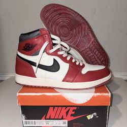 Air Jordan 1 lost and found size 10 used