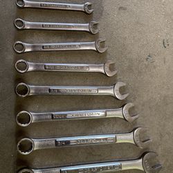 Craftsman Wrench Set (MADE IN U.S.A) Standard