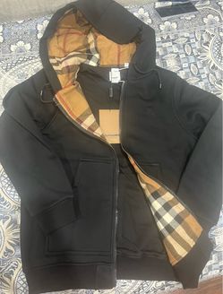 Burberry hoodie zip up