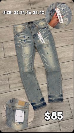 Purple jeans