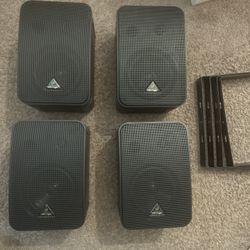 Behringer BK Monitor Speakers (4-Piece Set) – Works Perfectly
