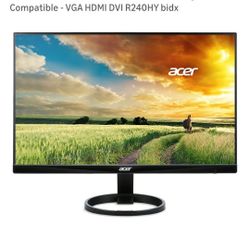 Acer 23.8” Full HD 1920 x 1080 IPS