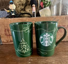 Starbucks coffee cups