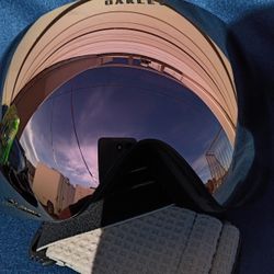 Oakley Snow Googles Flight Deck L OO7050-C2 Matte White Prizm Rose Gold Iridium