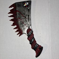 Killer Klown Butcher Cleaver Plastic