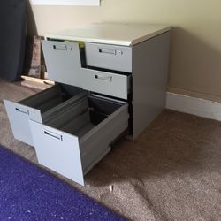 File Cabinet With Corian Top 