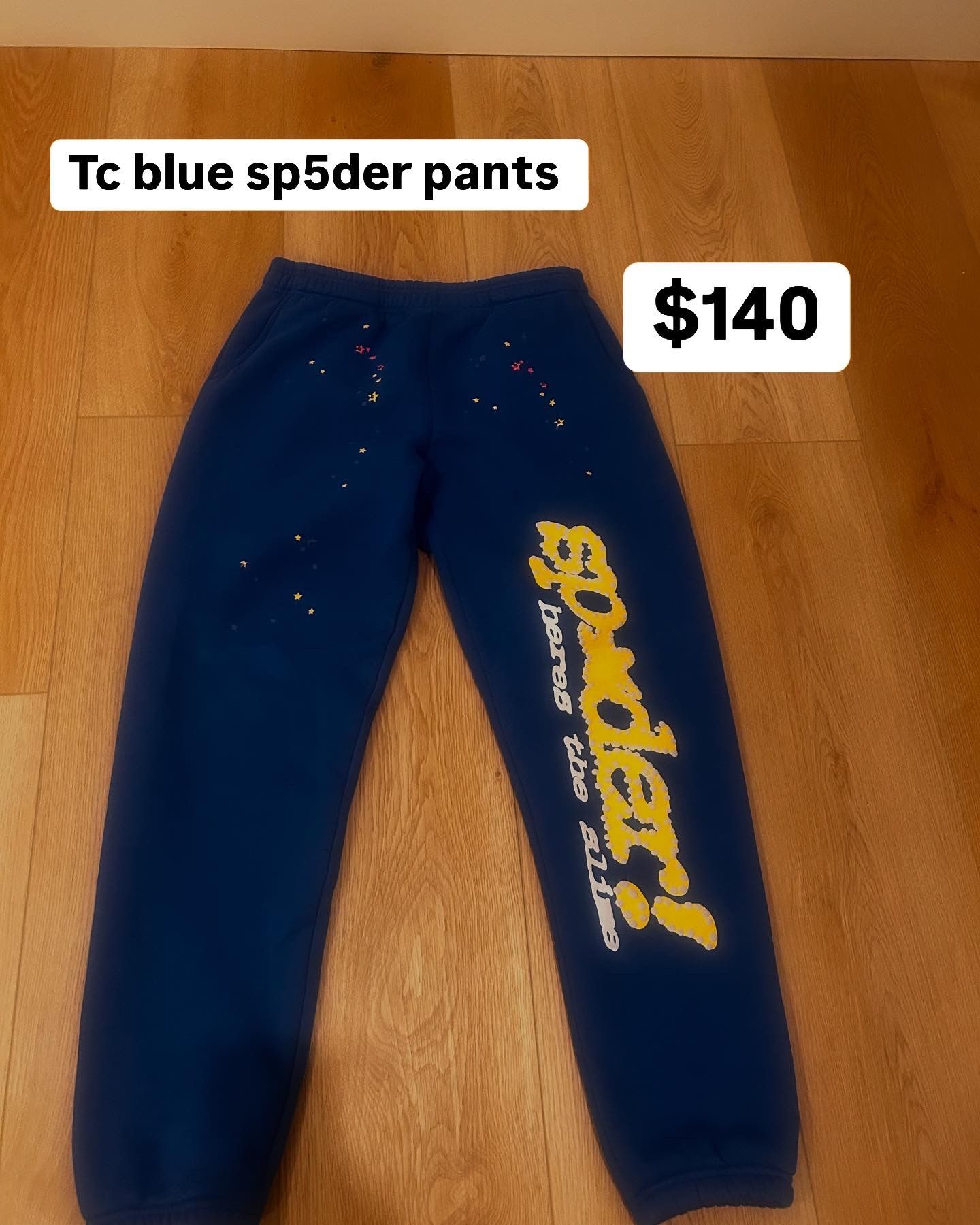Tc Blue Sp5der Pants
