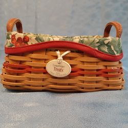 Longaberger basket treats 2002 & both liners