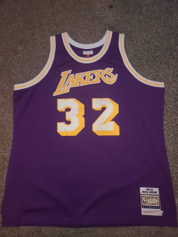 Los Angeles Lakers Magic Johnson 1984 HWC Mitchell & ness Swingman Jersey 3XL