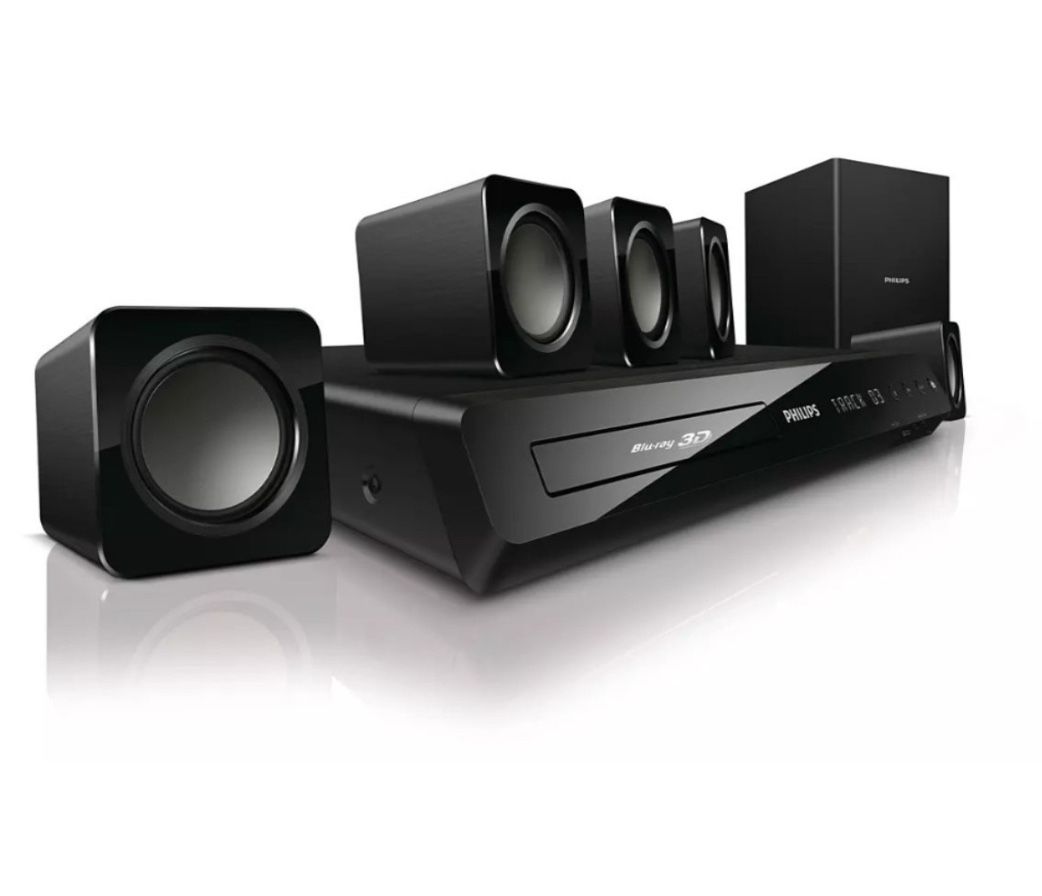 Blu-Ray Player Theatre System Surround Sound Receiver PHILIPS HTB3524/F7 3D CL