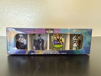 DISNEY Villians Shot Glasses