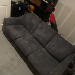 Grey Couch Set (3 Piece)