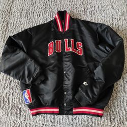 Chicago Bulls 90's Starter Satin Jacket Size XL