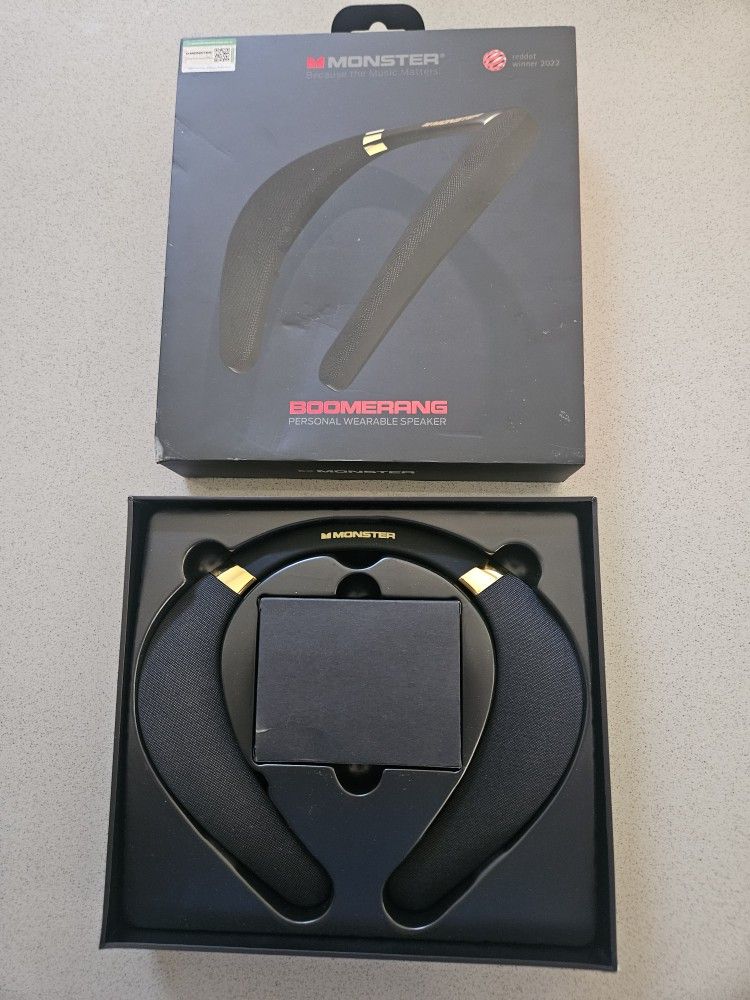 Monster Boomerang Neck Speaker - Bluetooth, Wireless 