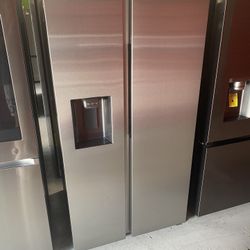 Stainless Steel 27.4 Cu. Ft. Side-by-Side Refrigerator
