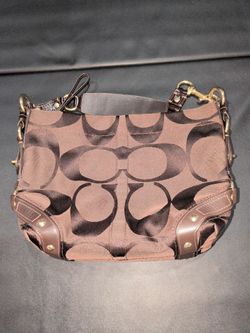 Coach Signature Canvas Shoulder Bag