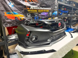 2016-2021 Honda Civic ‼️Conversión Type R style Bumper 
2dr. 4dr UNPAINTED 
Regular sedan 
Hathacback 
Coupe 
🚨(Won’t fit Real Type R)🚨