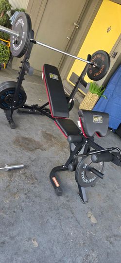 FITVIDS workout bench bundle & Dumbbell set