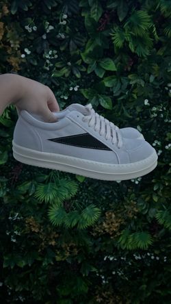 White Rick Owen Vans