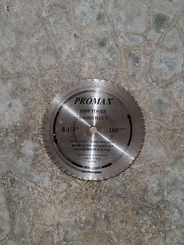 Table Saw Blade 8 1/4 Inch 100Tooth