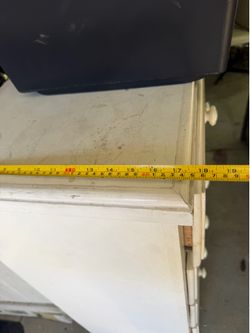 Wood dresser antique heavy needs help to loading