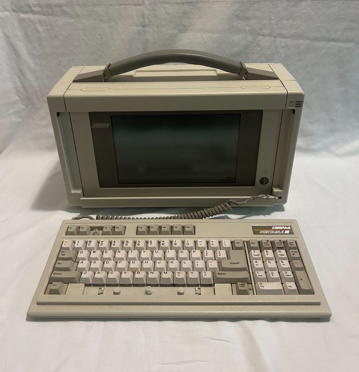 Compaq Portable III Model 2660 Vintage Computer (As-is for Parts or Repair Only)
