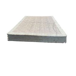 Light beige thin 6 1/2 queen boxspring # 1.