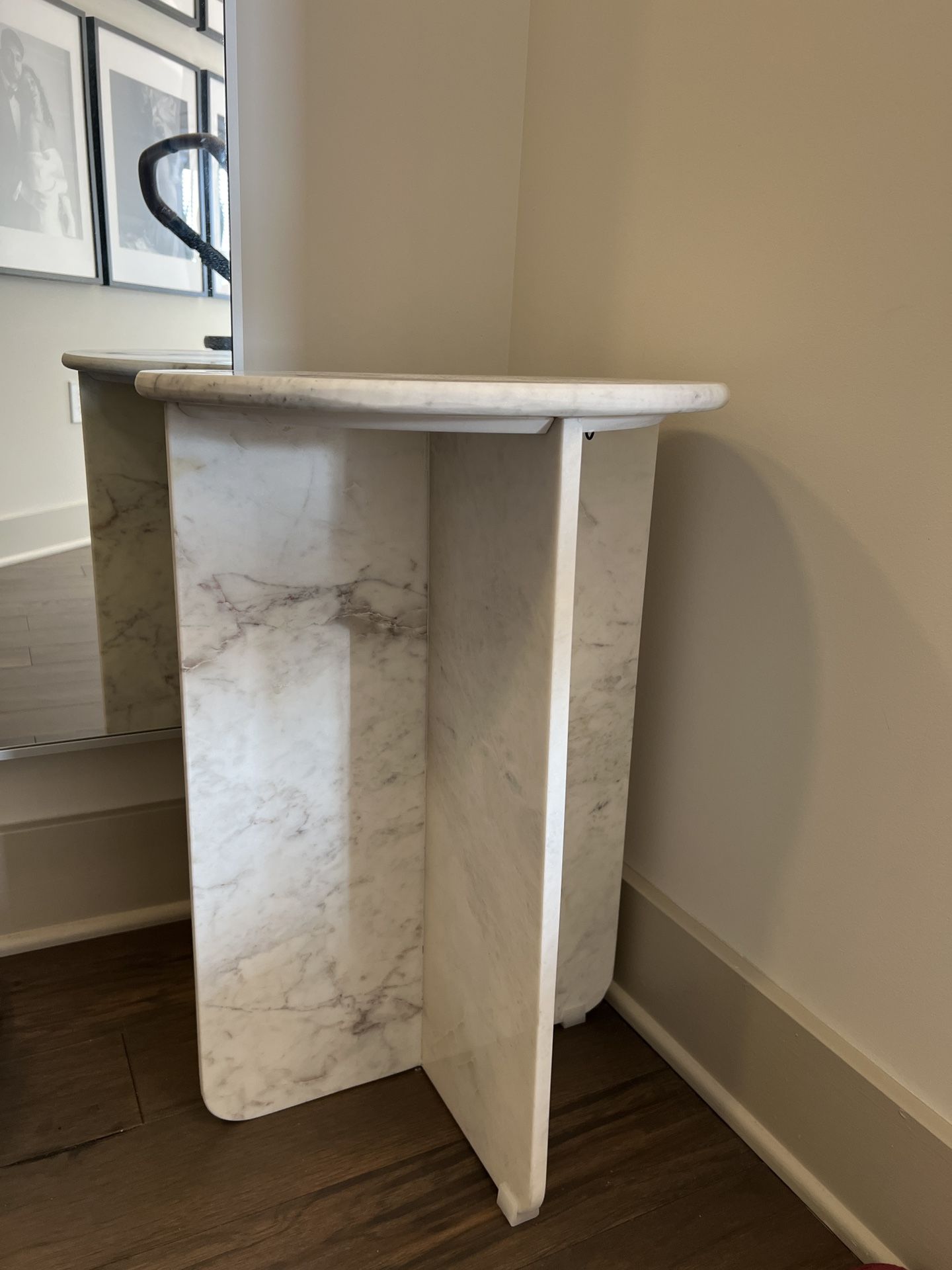 Marble Side Table / Entry Table