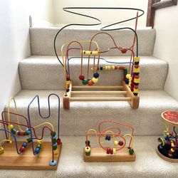 Kids Wooden Maze Bead Toys $6-$15 Each Or all $35